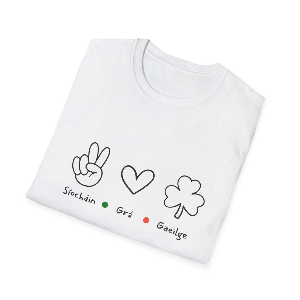 Síocháin Grá Gaeilge Tee