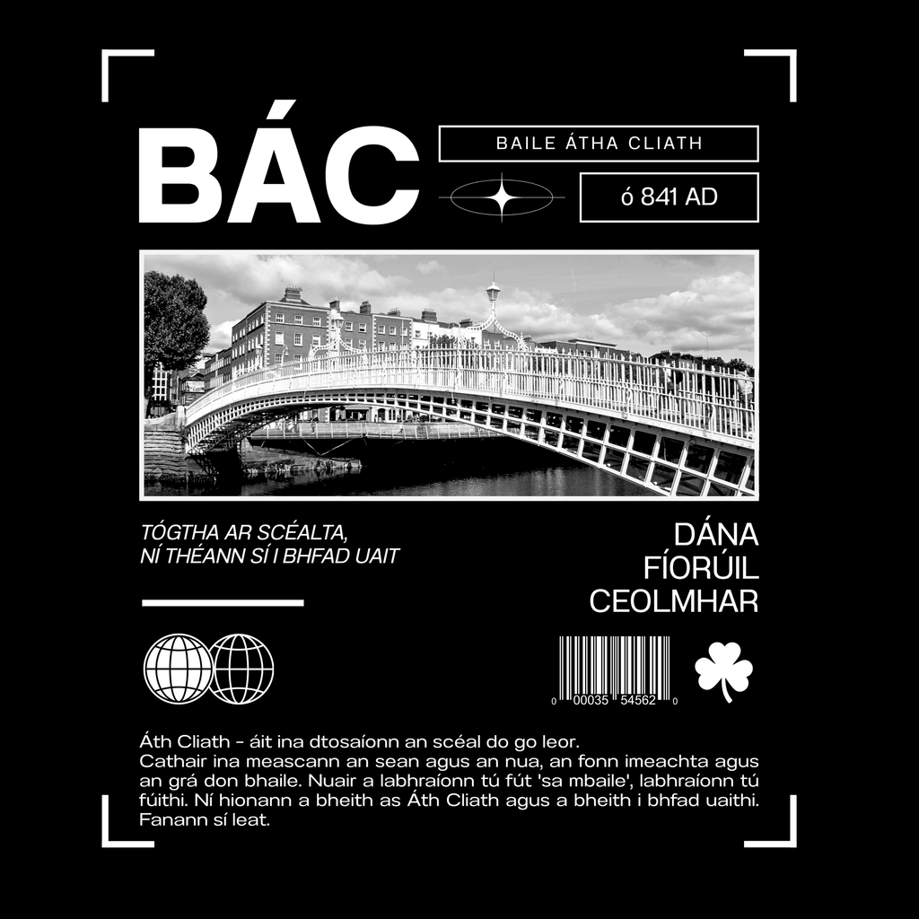 BÁC - Baile Átha Cliath Street Tee