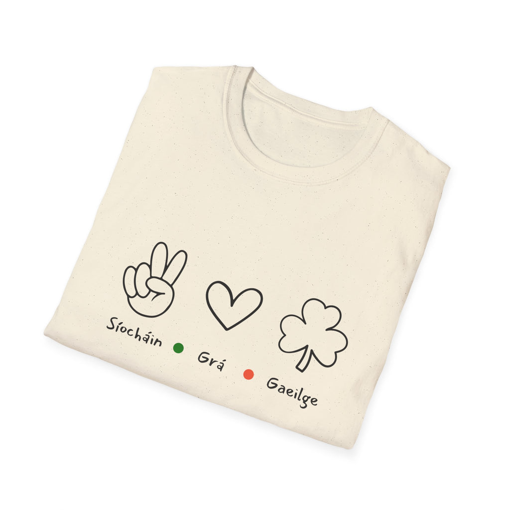 Síocháin Grá Gaeilge Tee